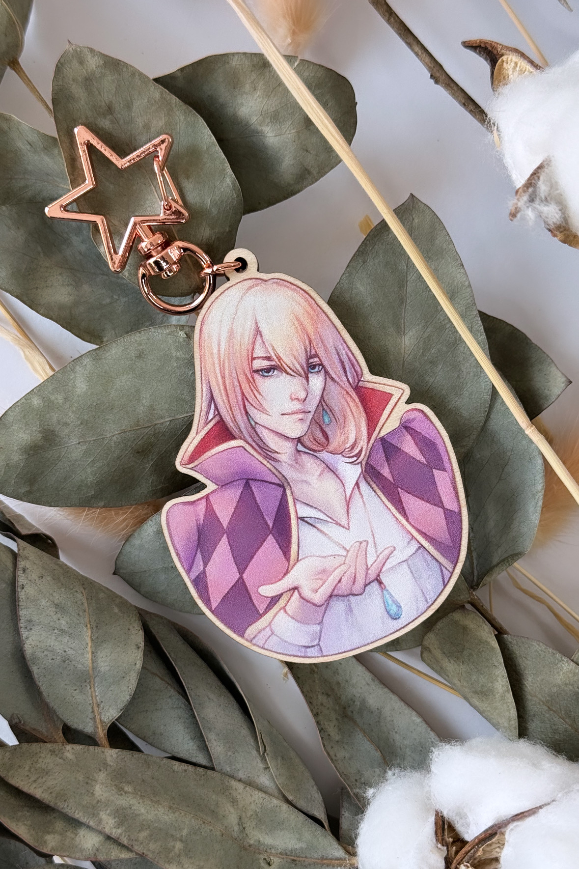 Wooden Keychain Blondie