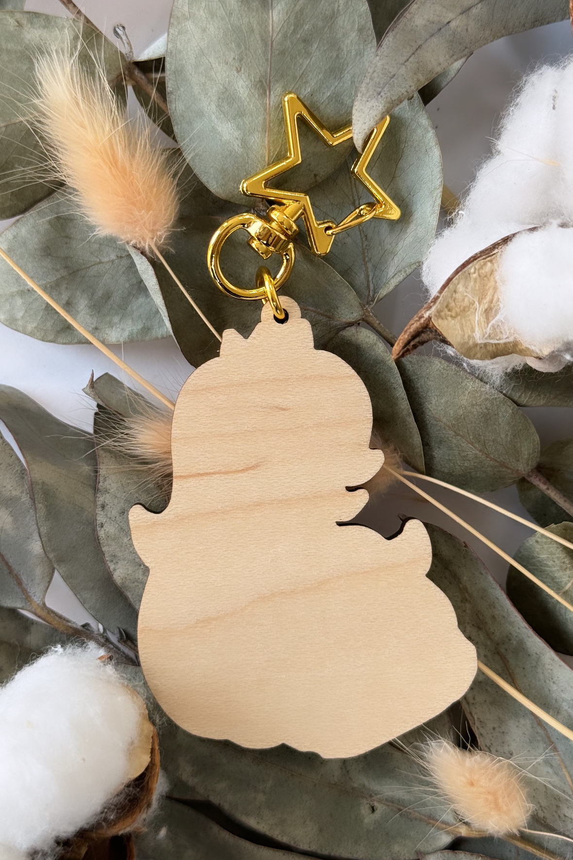 Wooden Keychain Princess