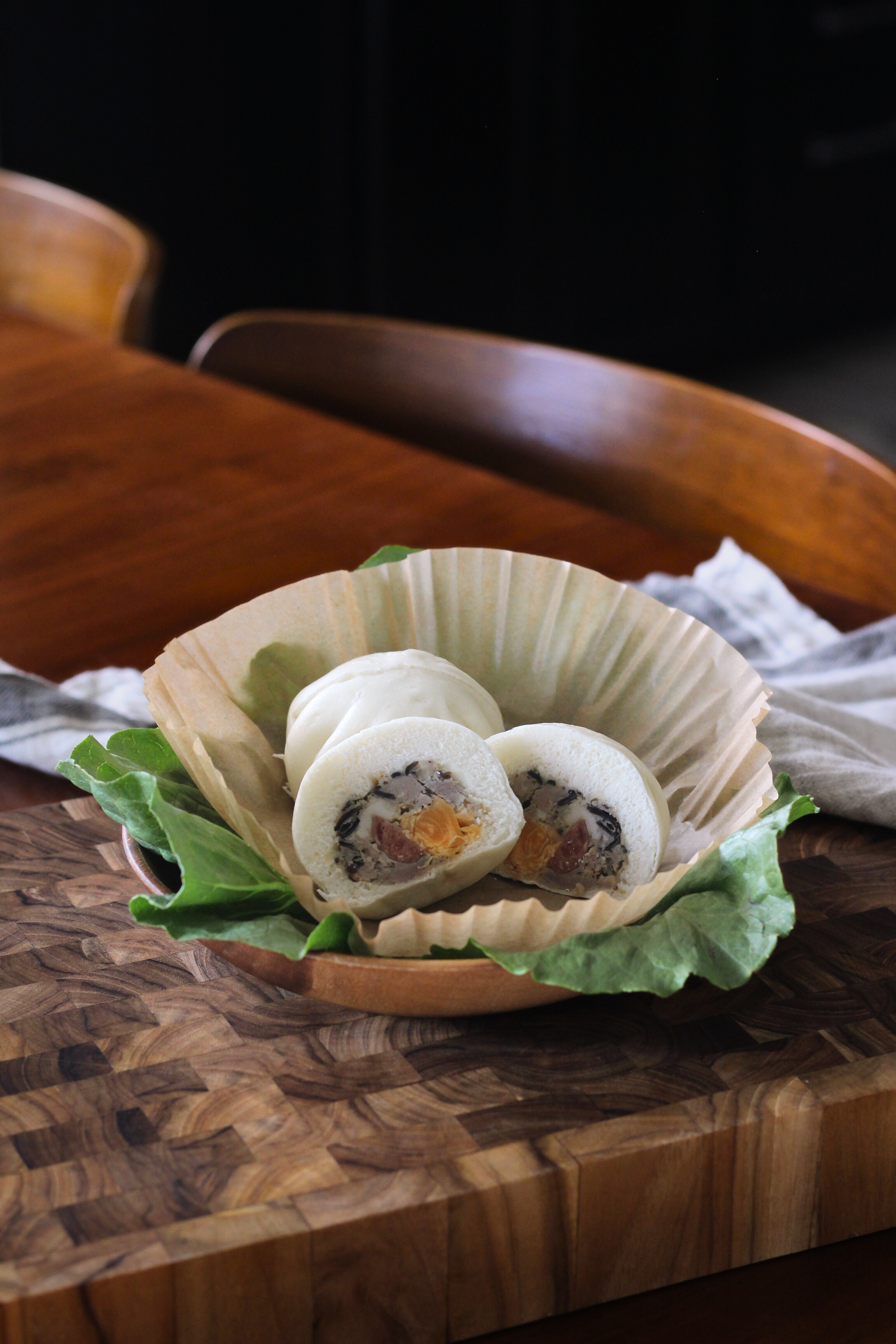 Pork Bun With Salted Egg