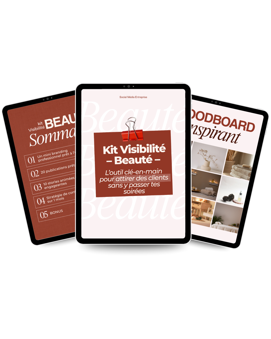 Kit Visibilité Beauté — La méthode simple pour attirer des clientes sans y passer tes soirées
