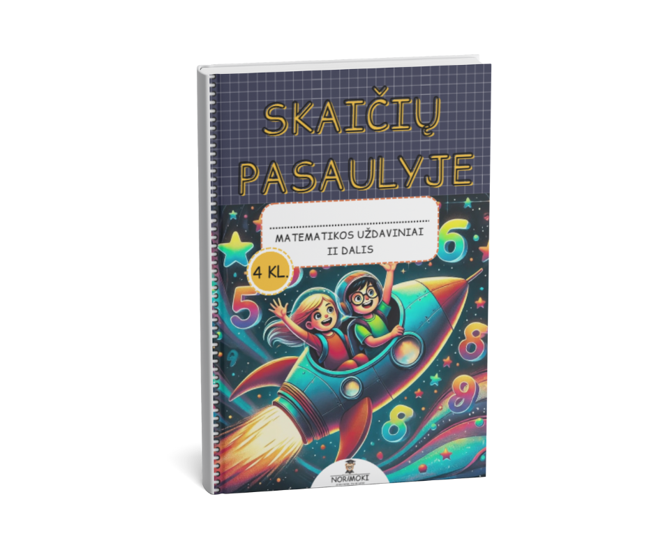 Skaičių pasaulyje 4 klasei, 2 dalis