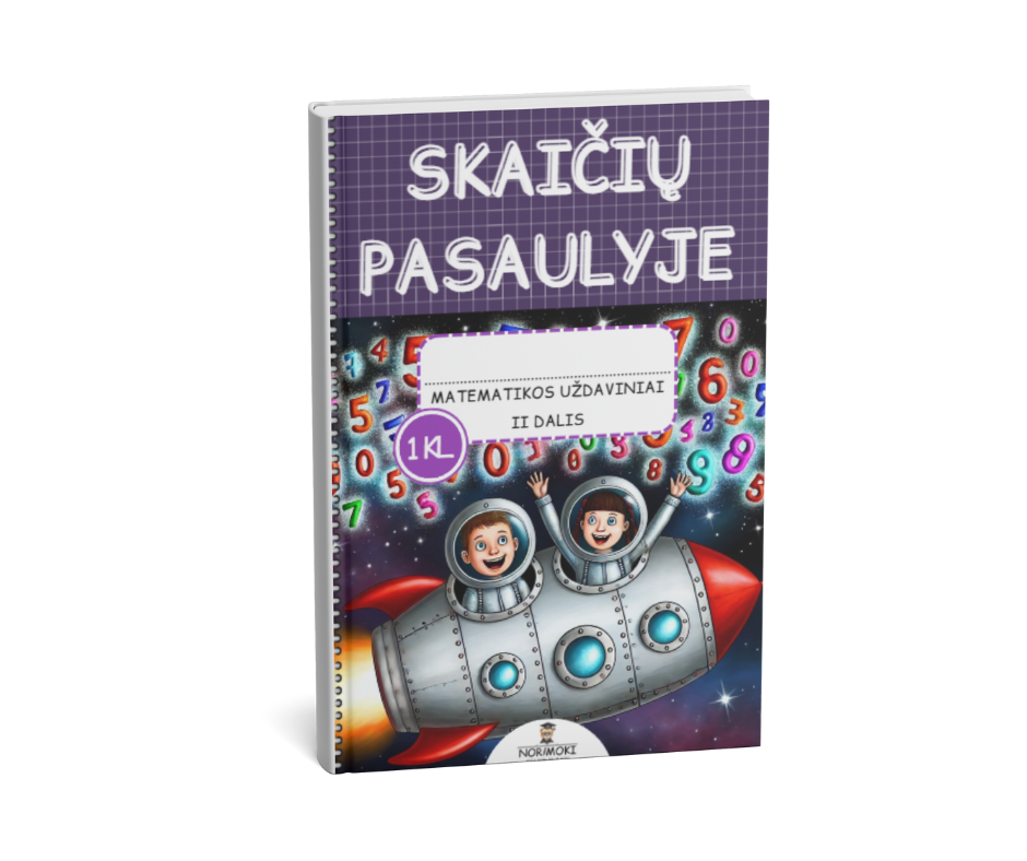 Skaičių pasaulyje 1 klasei, 2 dalis