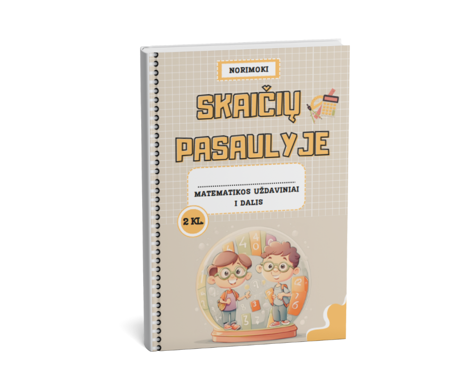 Skaičių pasaulyje 2 klasei, 1 dalis 