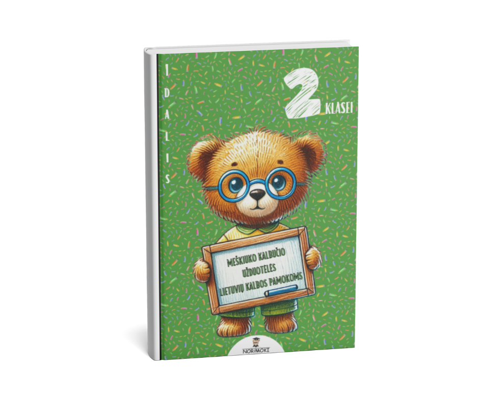 Meškiuko kalbučio užduotėlės, 2 kl.