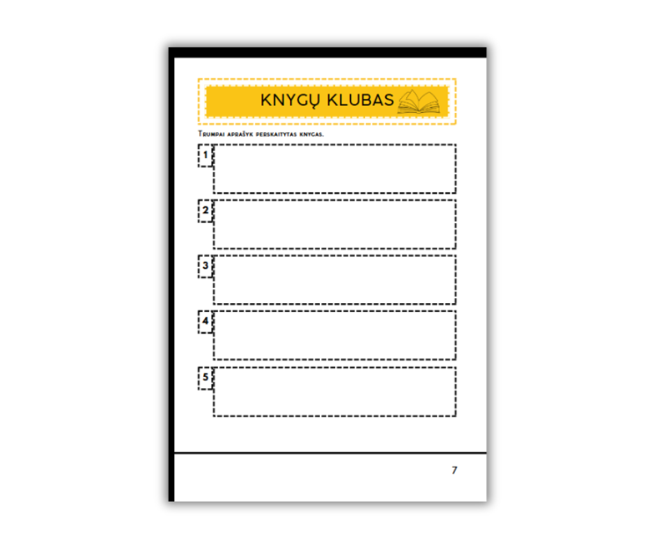 Mano pasiekimų knygelė