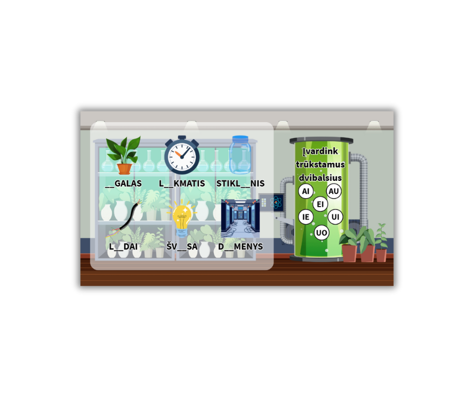 El. pamokėlė. Dvibalsiai