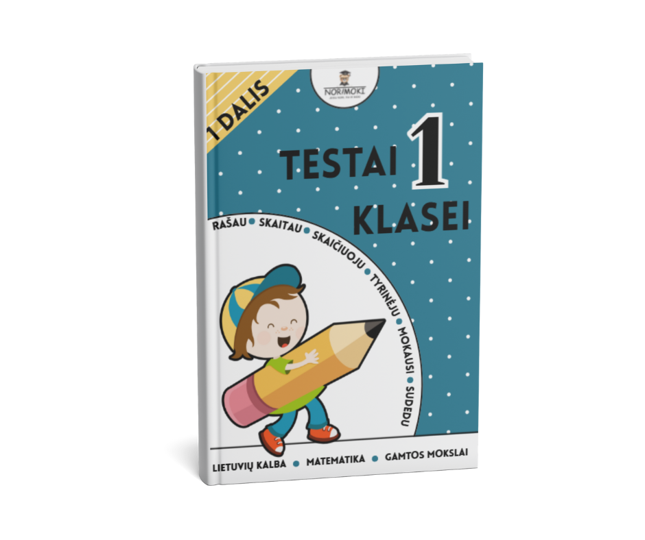 Testai 1 klasei, 1 dalis