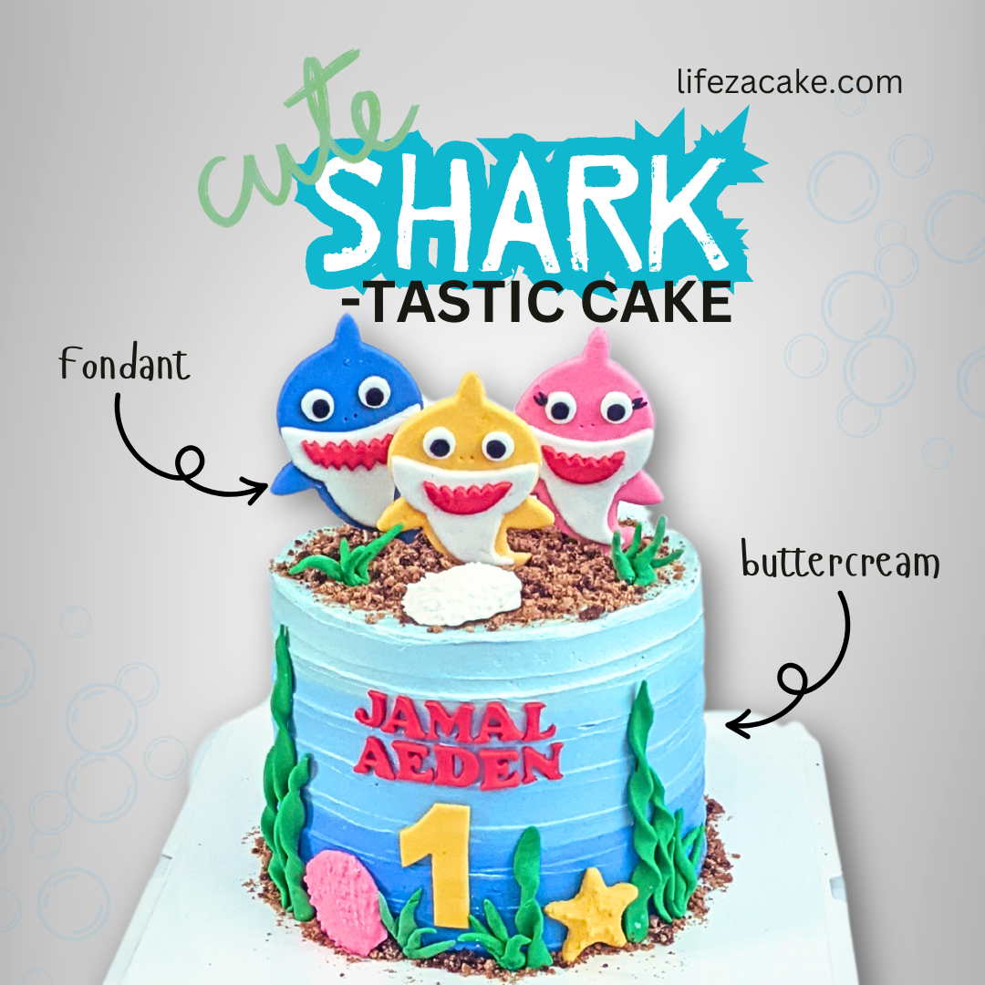 Baby Shark-tastic Cake