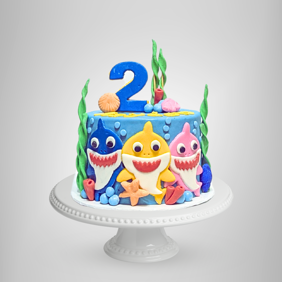 Baby Shark-tastic Cake