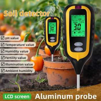 Januel Soil PH 6in1 Temperature and Humidity Meter - Jn65