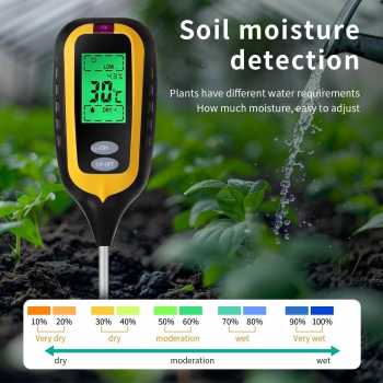 Januel Soil PH 6in1 Temperature and Humidity Meter - Jn65