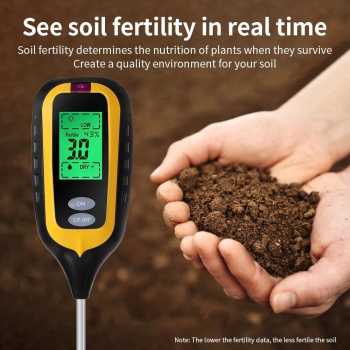 Januel Soil PH 6in1 Temperature and Humidity Meter - Jn65