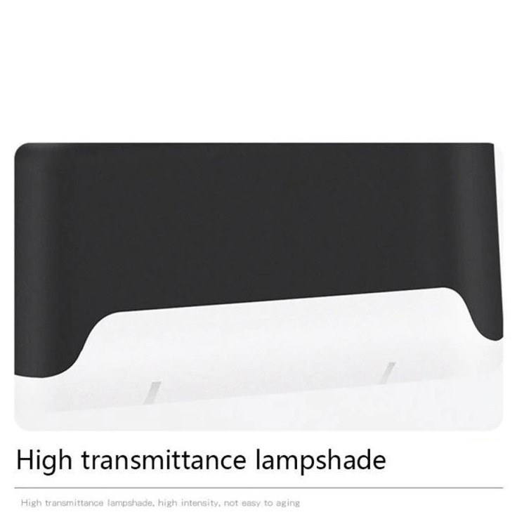 LED Lampu Taman Hias Pagar Deck Light Solar IP55 Cool White 4 PCS - Black