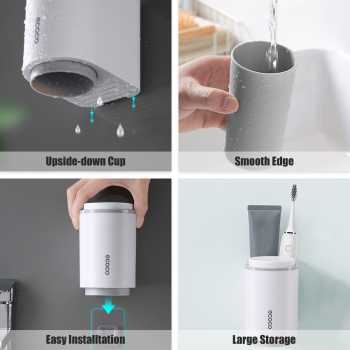 Upside-Down Magnetic Bathroom Cup