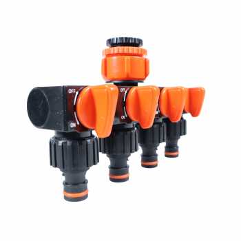 4-Way Garden Hose Splitter