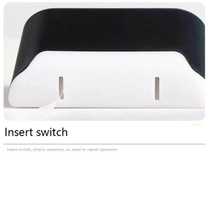 LED Lampu Taman Hias Pagar Deck Light Solar IP55 Cool White 4 PCS - Black