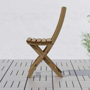 Outdoor Wooden Bistro Set