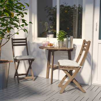 Outdoor Wooden Bistro Set