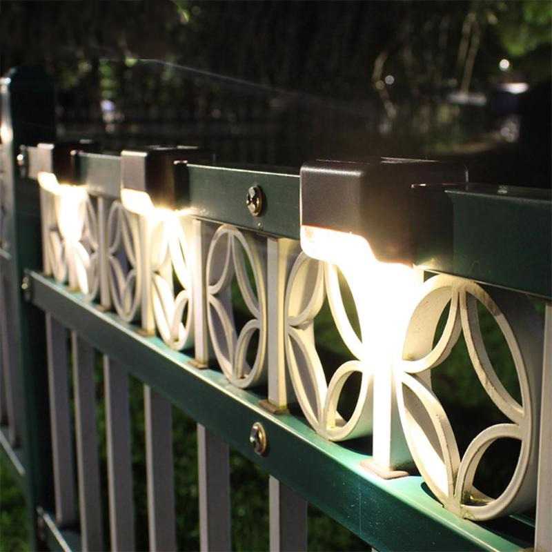 Solar Decorative Garden Lights IP44 Warm White Sensor 4 PCS - L20 - Black