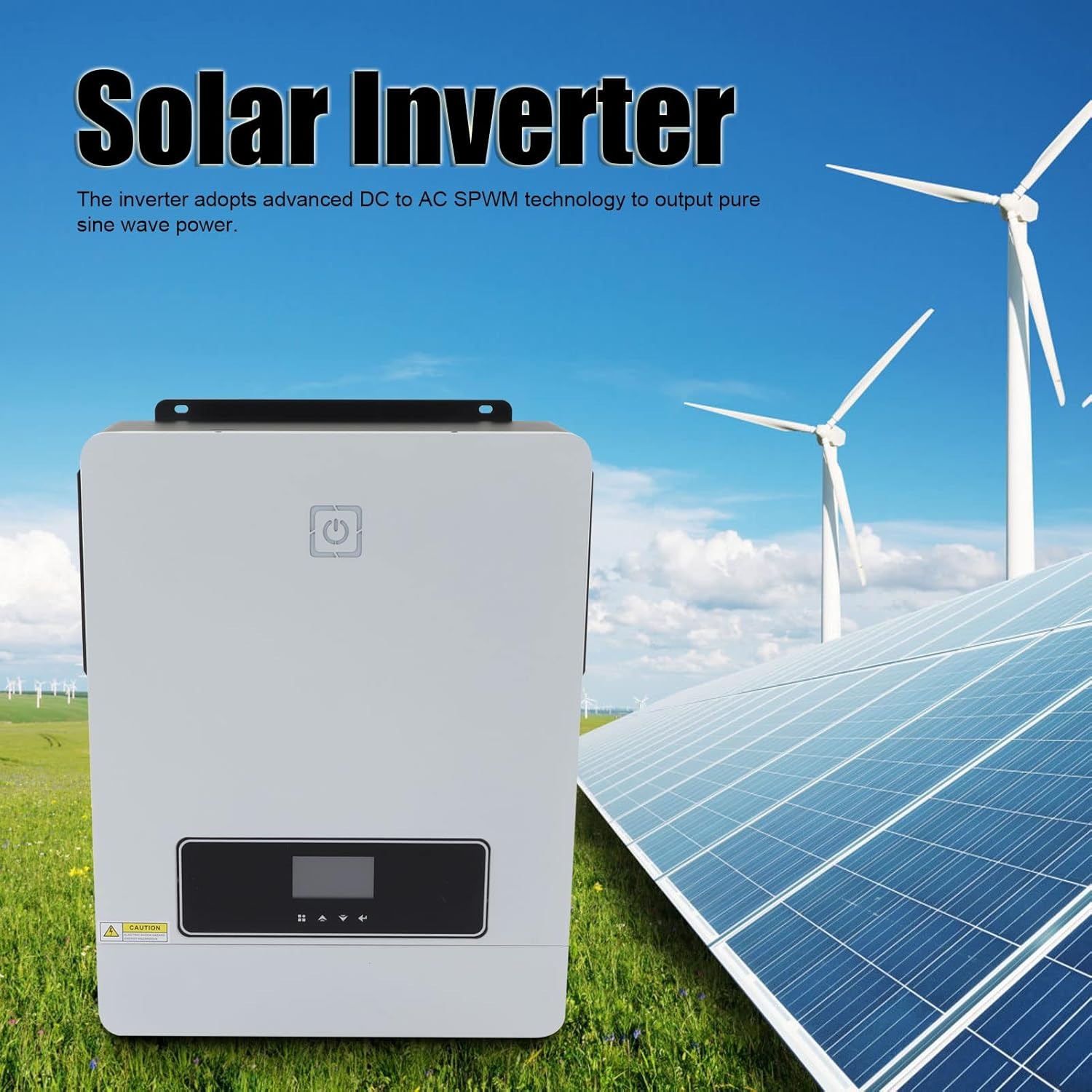 Victor Inverter Solar Controller Hybrid DC 48V to AC 230V 10200W - MAX-10.2KW - White