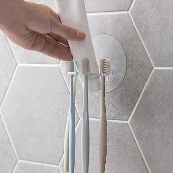 Wall-Mounted Toothbrush Holder