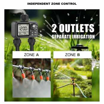 Dual Outlet Automatic Water Timer