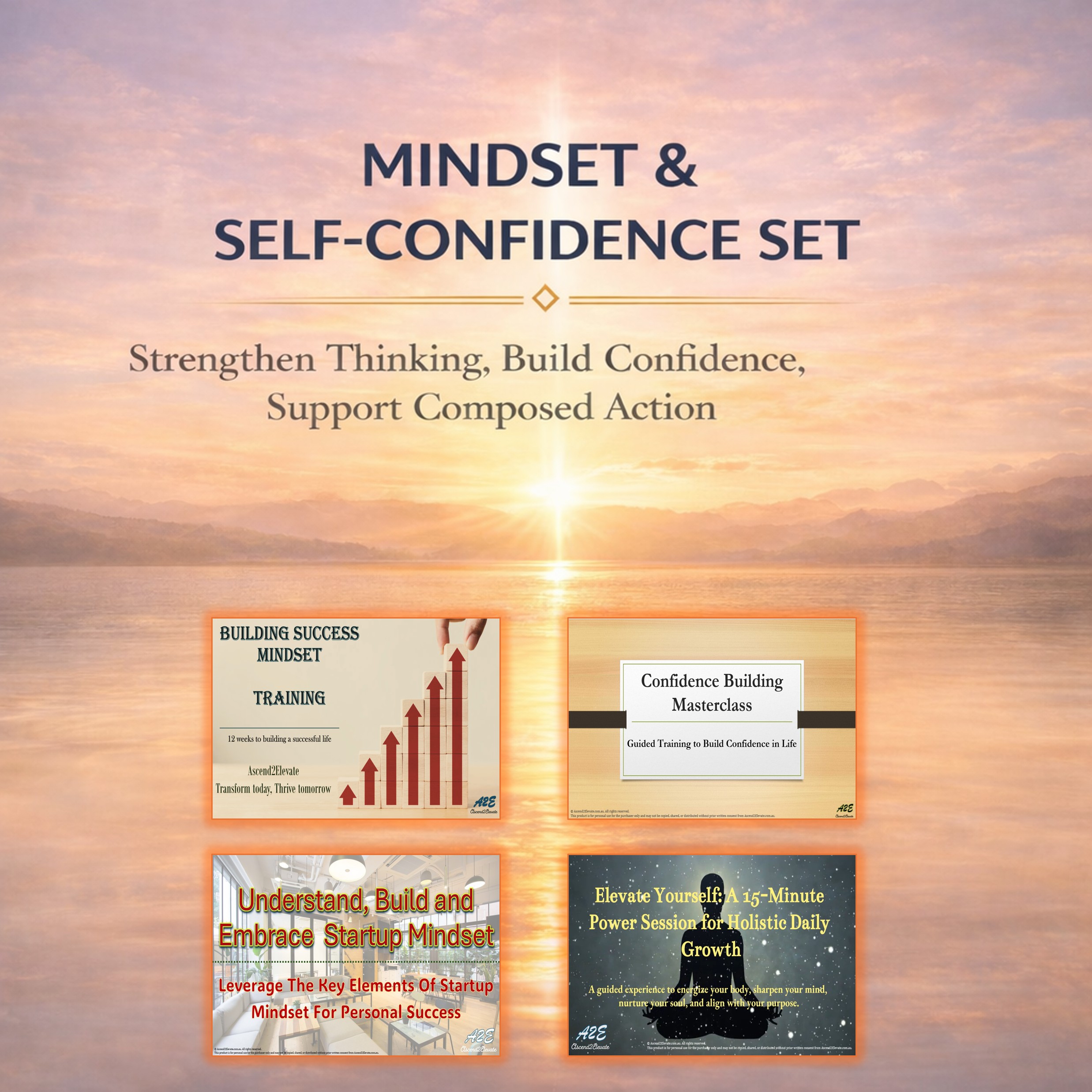Mindset & Self-Confidence Set