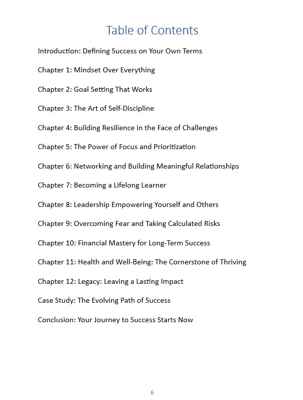 Rise and Thrive: Journey to Success