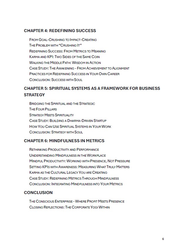 "The Corporate Yogi " - Dharma, Karma, KPI and the Middle Path 