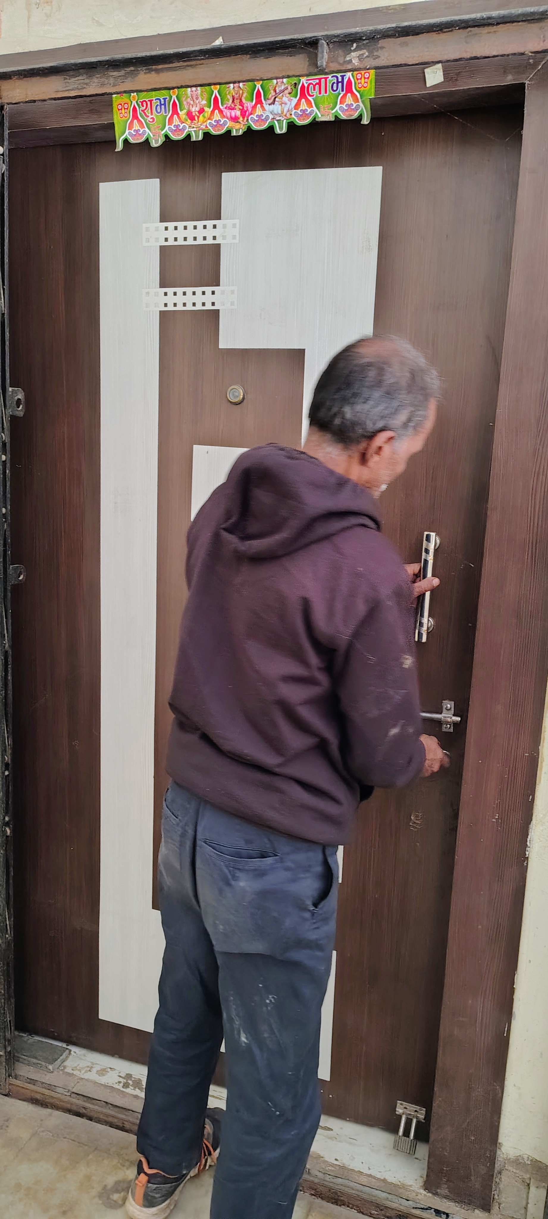 Wooden Door with Modern Design