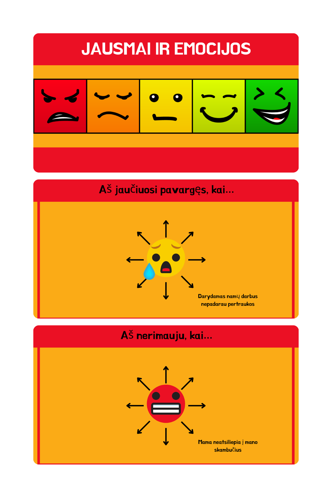 Jausmai ir emocijos (Skaidrės)