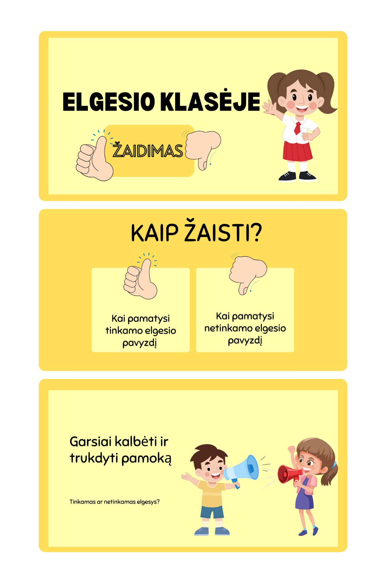 Skaidrės elgesio žaidimas