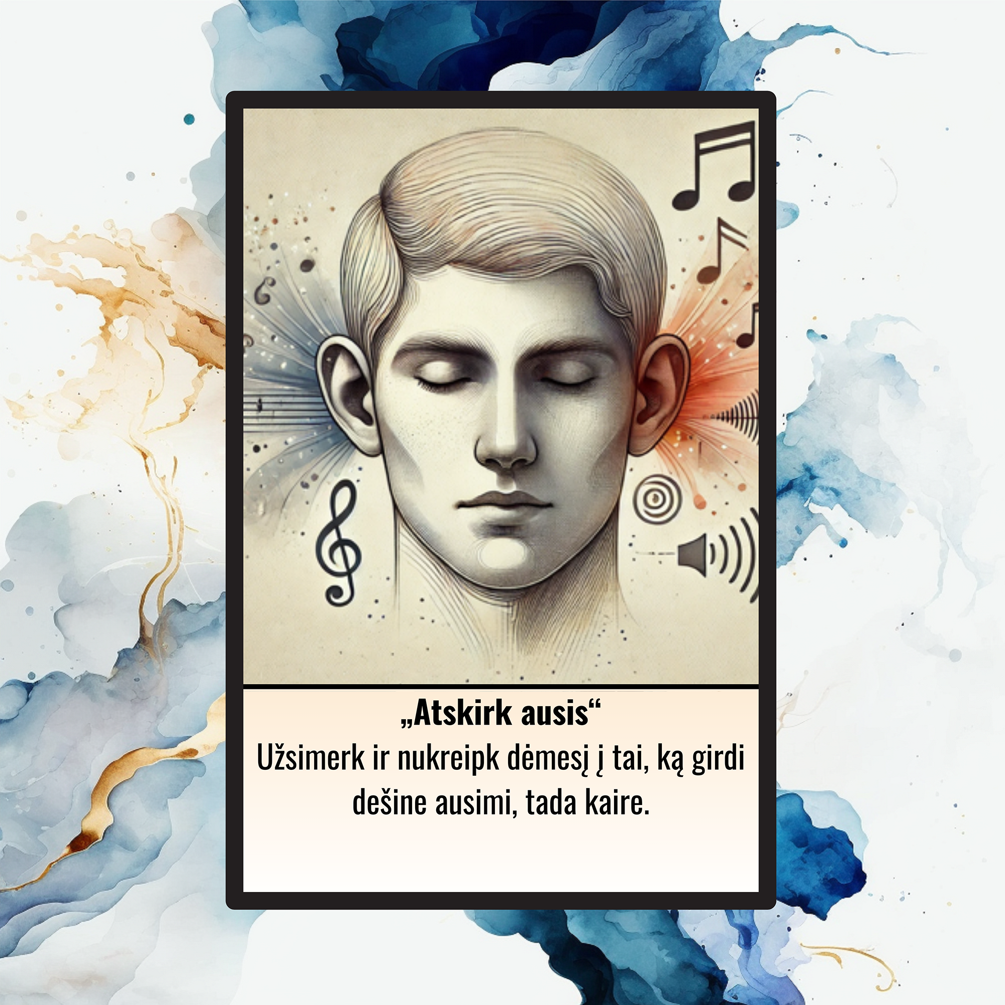 Mindfulness emocijų reguliacijos kortelės