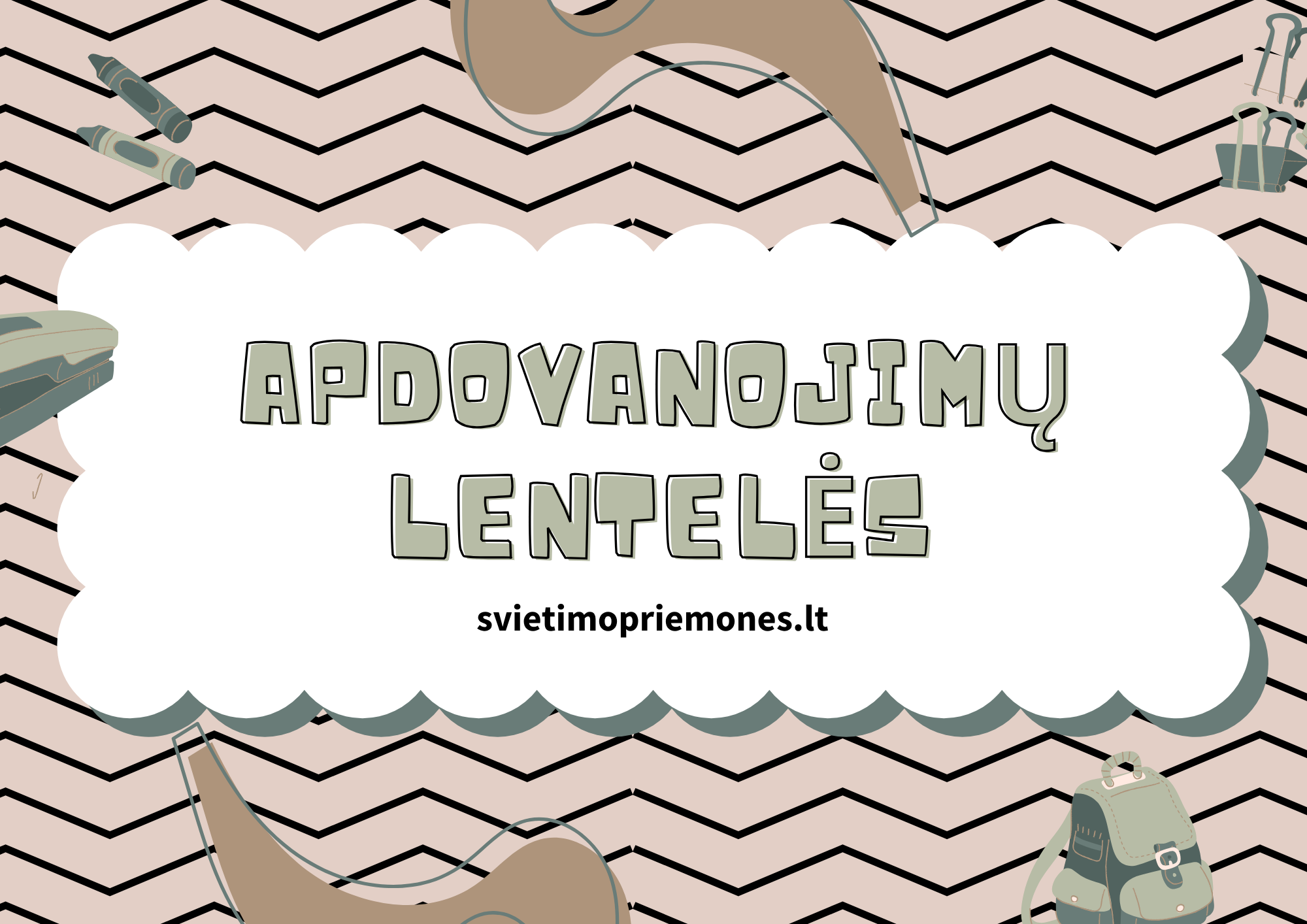 Apdovanojimų lentelės