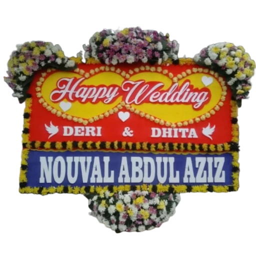 Papan Bunga Pernikahan