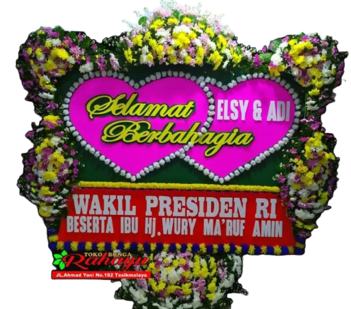 Papan Bunga Ucapan Pernikahan