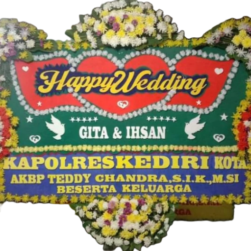 Papan Bunga Ucapan Pernikahan