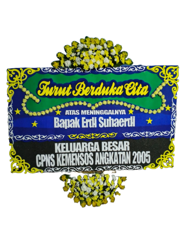 Karangan bunga duka cita