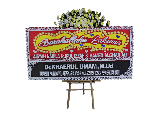 Karangan bunga ucapan ulang tahun dan pernikahan