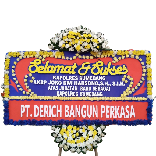 Karangan bunga papan ucapan