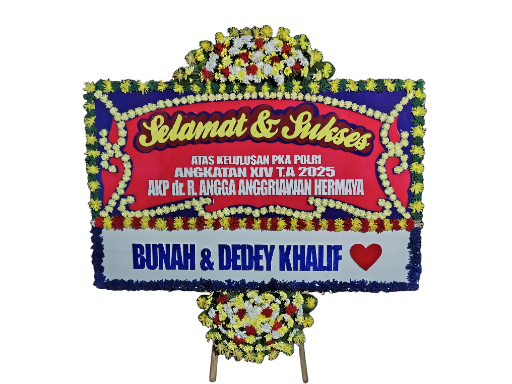 Karangan bunga ucapan selamat dan sukses