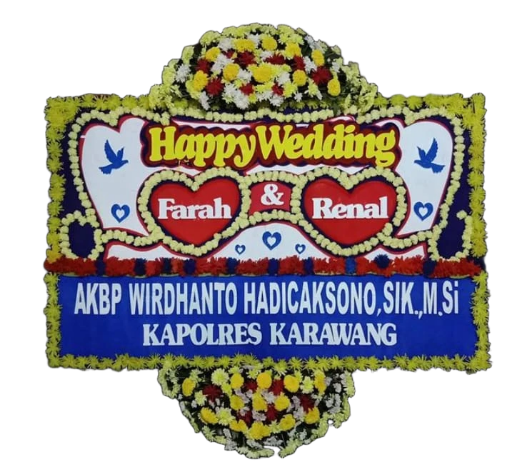 Papan Bunga Pernikahan
