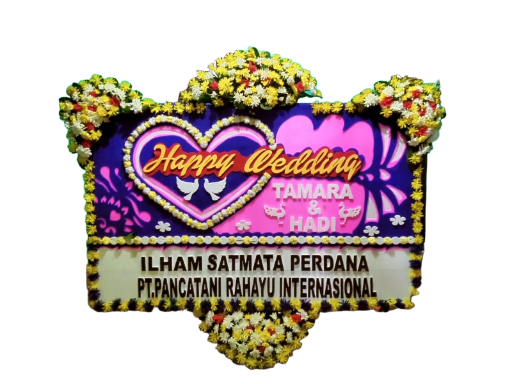 Papan Bunga Pernikahan