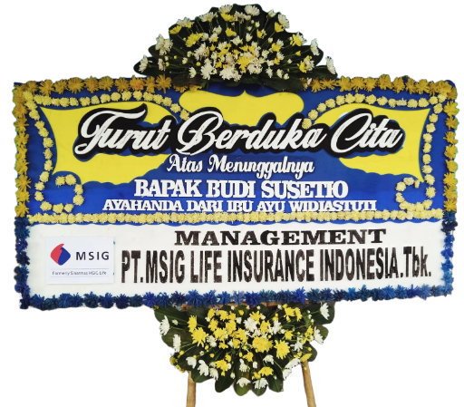 Karangan Bunga Duka Cita