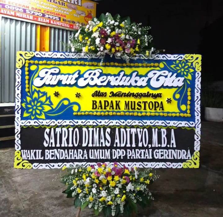 Karangan Bunga Duka Cita