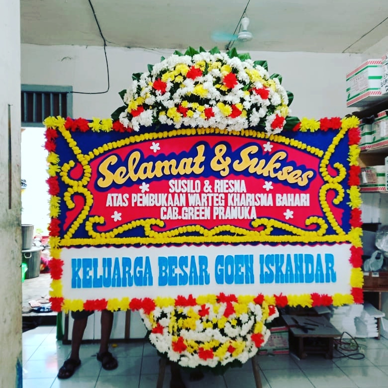 Karangan bunga papan ucapan
