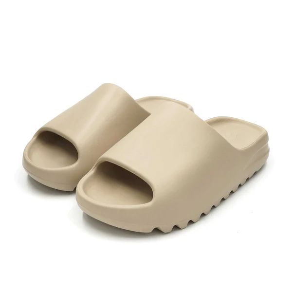 Comfortable Beige Slides