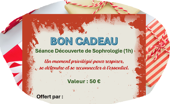 Bon cadeau : Séance de Sophrologie 1h