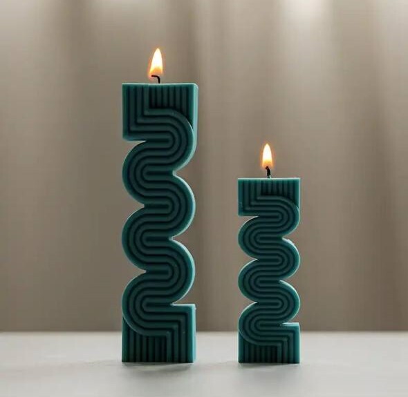 Bougies décoratives en cire