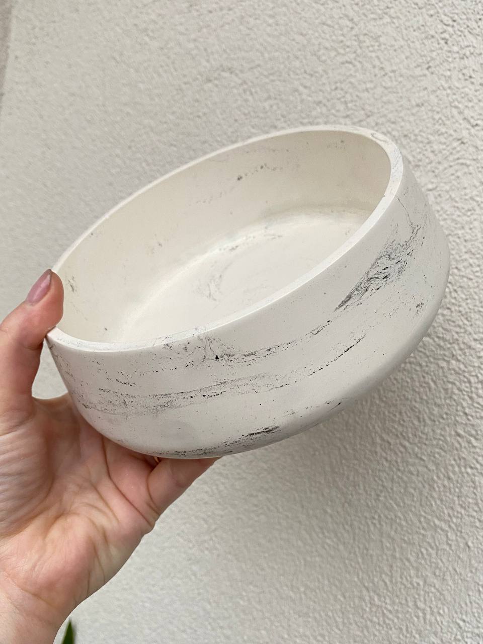 Bol décoratif effet marbre